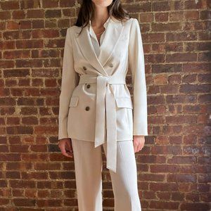 Aritzia Babaton Samuel Belted Blazer, Sierra Beige
